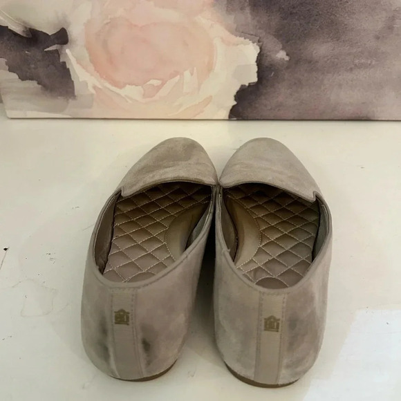 Birdies The Starling Suede Women's Flat Cream Velvet Size 8.5 - Picture 4 of 6